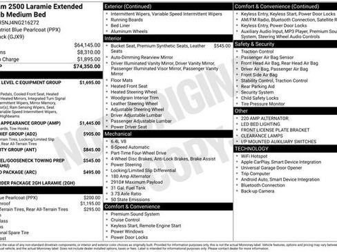 Used 2022 RAM 2500 Laramie AWD/4WD image 16