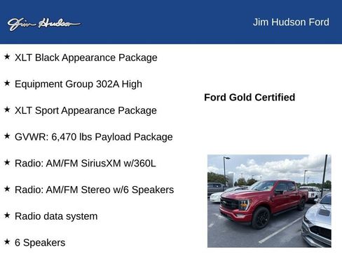 Certified 2022 Ford F150 XLT w/ Equipment Group 302A High AWD/4WD image 12