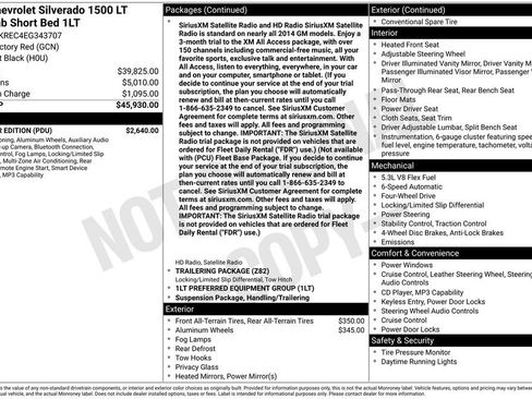 Used 2014 Chevrolet Silverado 1500 LT w/ All Star Edition AWD/4WD image 7