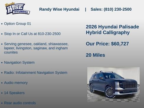 New 2026 Hyundai Palisade Calligraphy image 5