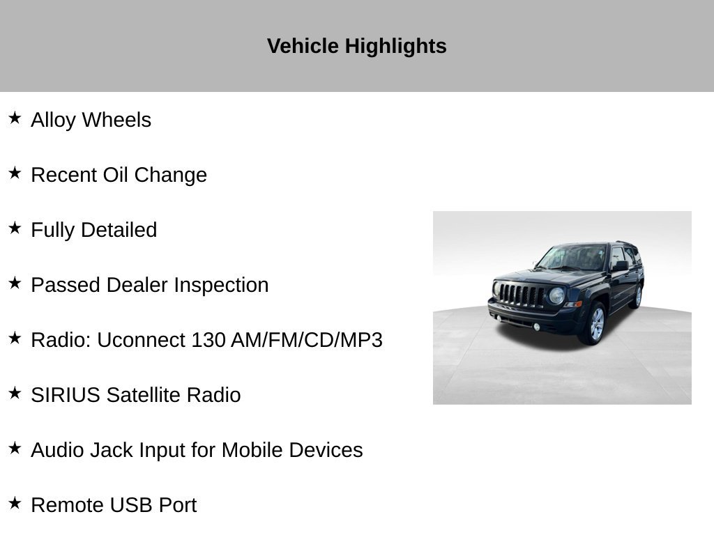 Used 2014 Jeep Patriot Latitude FWD image 9