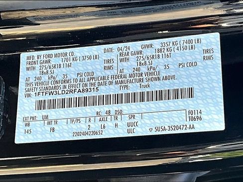 Certified 2024 Ford F150 XLT w/ Equipment Group 302A MID AWD/4WD image 23