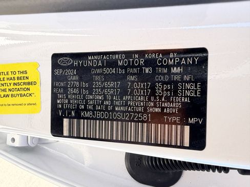 Used 2025 Hyundai Tucson Blue image 44