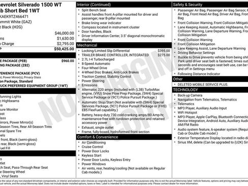 New 2026 Chevrolet Silverado 1500 W/T w/ WT Value Package AWD/4WD image 37