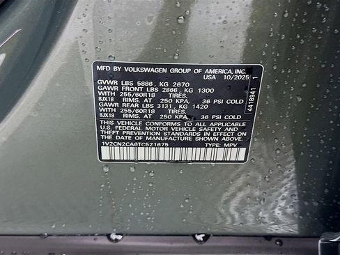New 2026 Volkswagen Atlas Peak Edition AWD/4WD image 8