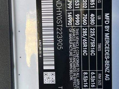 New 2025 Mercedes-Benz Sprinter 3500 image 10