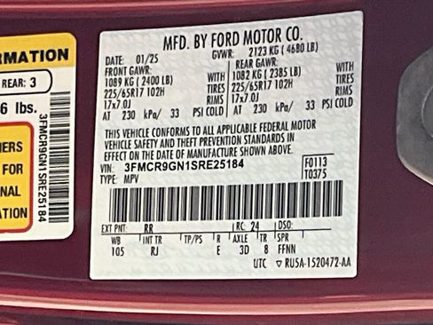 Used 2025 Ford Bronco Sport Heritage w/ Convenience Package AWD/4WD image 32