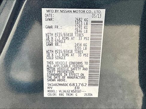 Used 2013 Nissan Pathfinder SL FWD image 37