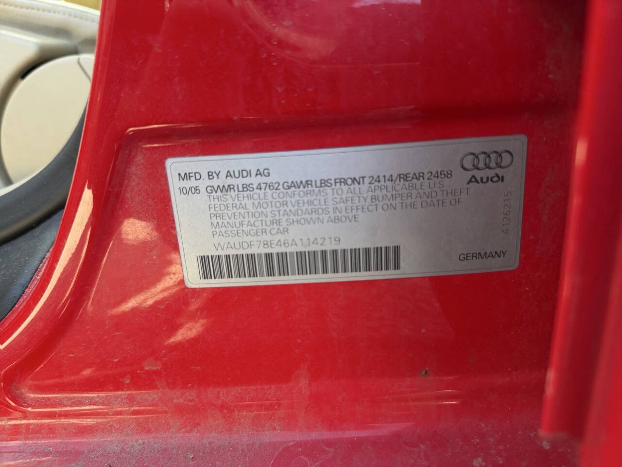 Used 2006 Audi A4 2.0T AWD/4WD image 38
