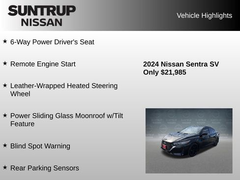 Used 2024 Nissan Sentra SV w/ SV Premium Package image 16