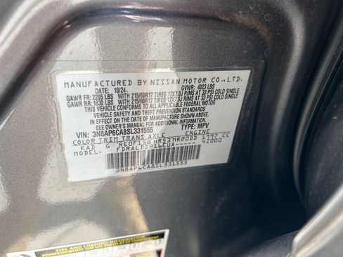 Used 2025 Nissan Kicks SV w/ Charging Package FWD image 10