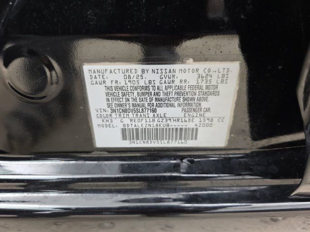Used 2025 Nissan Versa S w/ Trunk Package FWD image 33