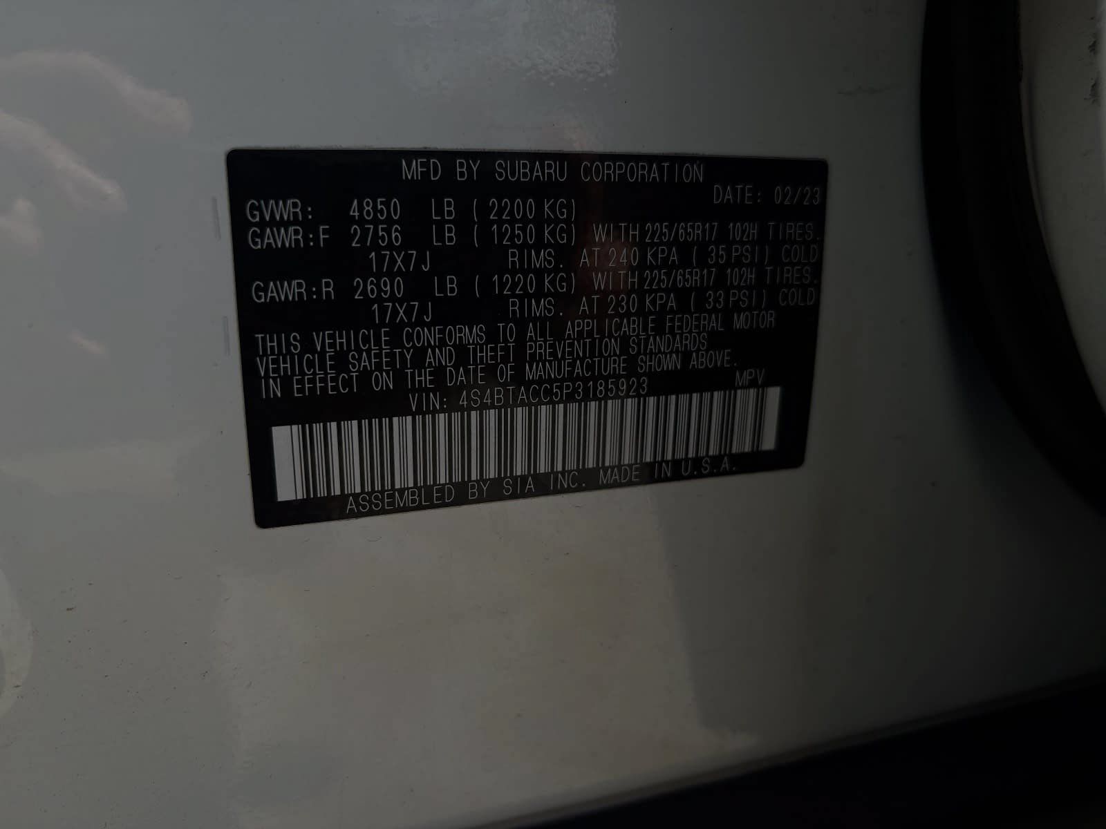 Used 2023 Subaru Outback Premium w/ Popular Package #1 AWD/4WD image 31