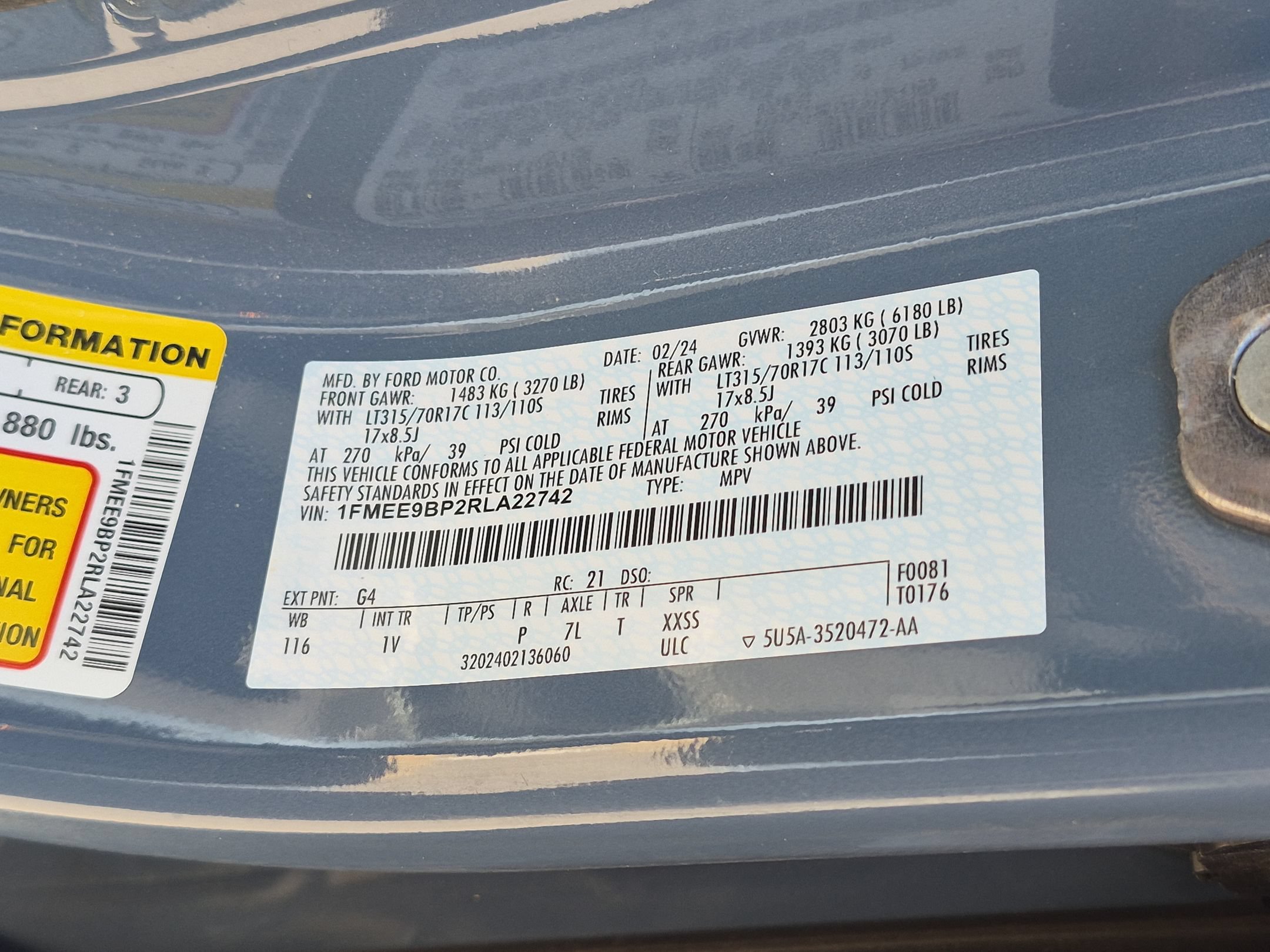 Certified 2024 Ford Bronco Badlands AWD/4WD image 36
