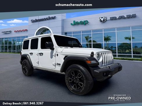 Used 2022 Jeep Wrangler Unlimited Sport w/ Sun And Sound Package AWD/4WD image 1