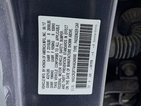 Used 2017 Honda Accord EX image 12