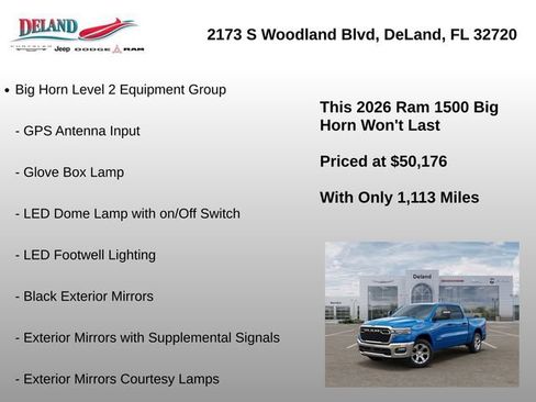 New 2026 RAM 1500 Big Horn AWD/4WD image 18