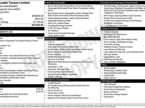 Used 2021 Hyundai Tucson Limited image 5