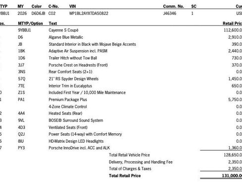 New 2026 Porsche Cayenne S image 44