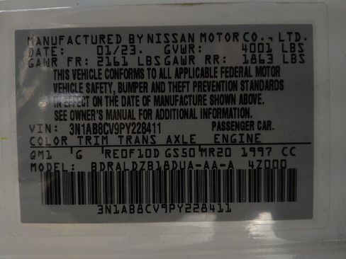 Used 2023 Nissan Sentra SV FWD image 33