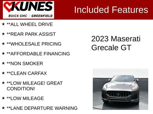 Used 2023 Maserati Grecale GT AWD/4WD image 3