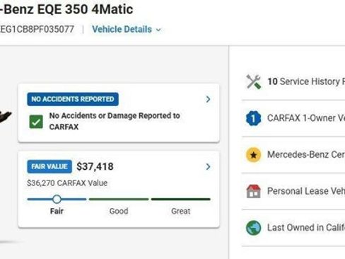 Certified 2023 Mercedes-Benz EQE 350+ 4MATIC Sedan image 3
