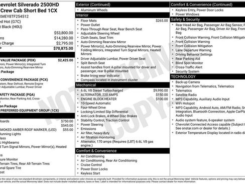 New 2026 Chevrolet Silverado 2500 Custom w/ Custom Value Package AWD/4WD image 26