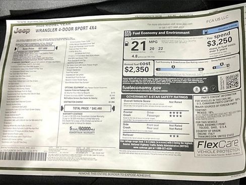 New 2026 Jeep Wrangler Sport image 14