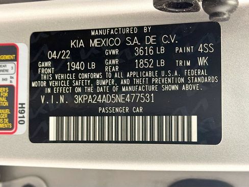 Used 2022 Kia Rio S FWD image 33