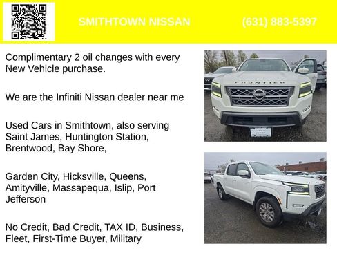 Used 2022 Nissan Frontier SV w/ SV Premium Package AWD/4WD image 2