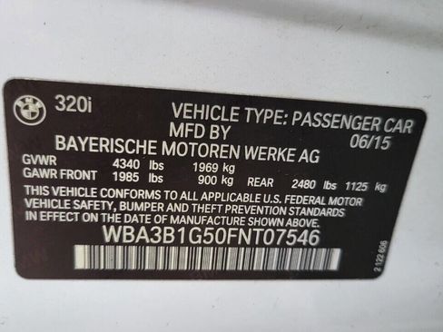 Used 2015 BMW 320i Sedan image 38