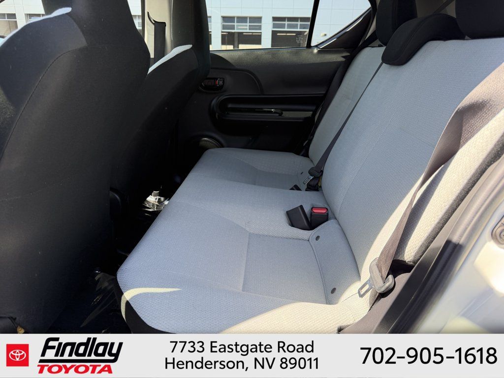 Certified 2018 Toyota Prius C One w/ Carpet Mat Package FWD image 7