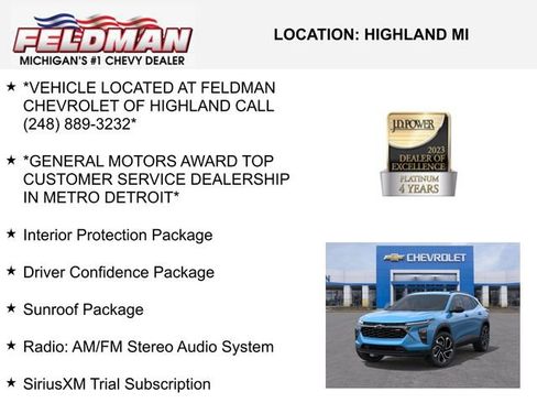 New 2026 Chevrolet Trax RS w/ Sunroof Package image 3