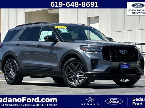 Certified 2025 Ford Explorer ST-Line w/ ST-Line Street Pack AWD/4WD image 1