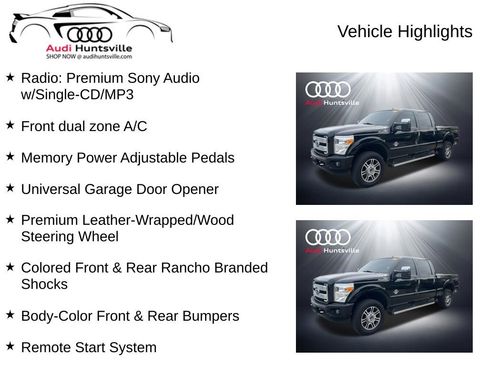 Used 2016 Ford F350 Platinum w/ FX4 Off-Road Package AWD/4WD image 12