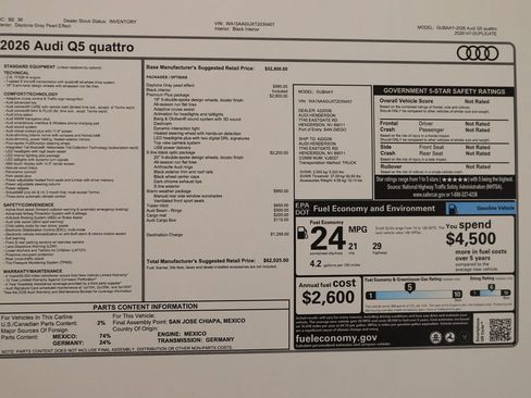 New 2026 Audi Q5 Premium Plus AWD/4WD image 40