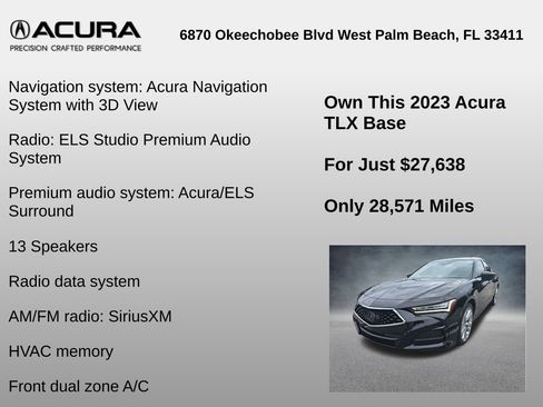 Used 2023 Acura TLX w/ Technology Package image 6