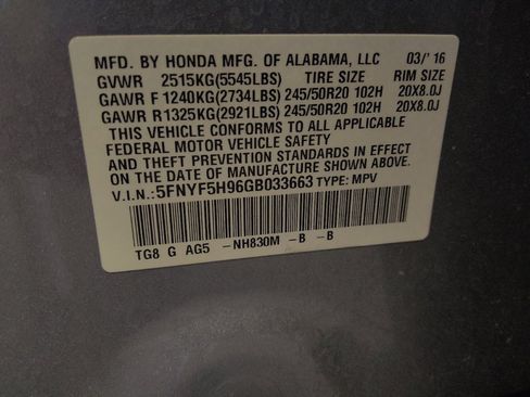 Used 2016 Honda Pilot Touring image 33