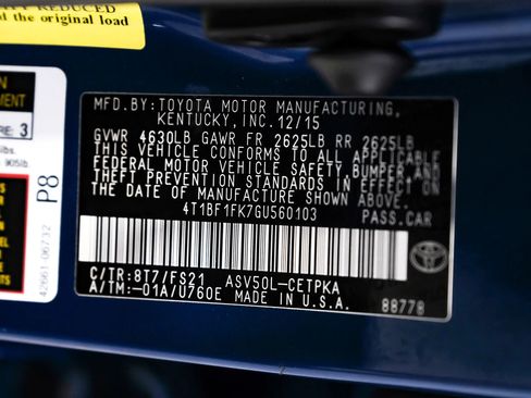 Used 2016 Toyota Camry SE image 61