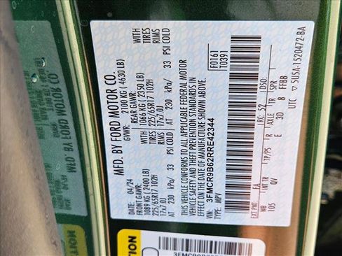 Used 2024 Ford Bronco Sport Big Bend AWD/4WD image 24