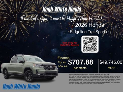 New 2026 Honda Ridgeline TrailSport+ image 7