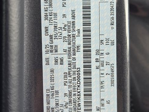 Used 2026 Ford F150 XL w/ Equipment Group 103A High RWD image 19