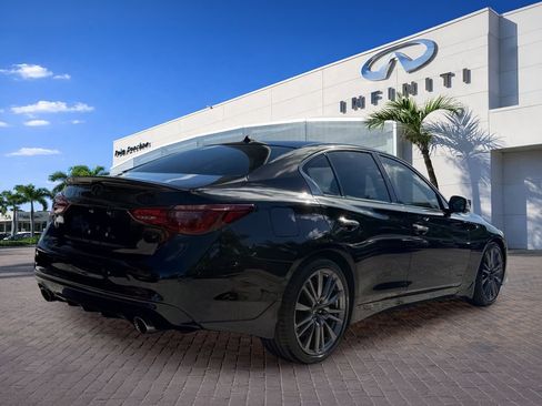 Used 2023 INFINITI Q50 Red Sport 400 w/ Black Opal Edition RWD image 7