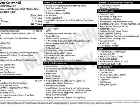 Used 2025 Toyota Camry XSE image 48