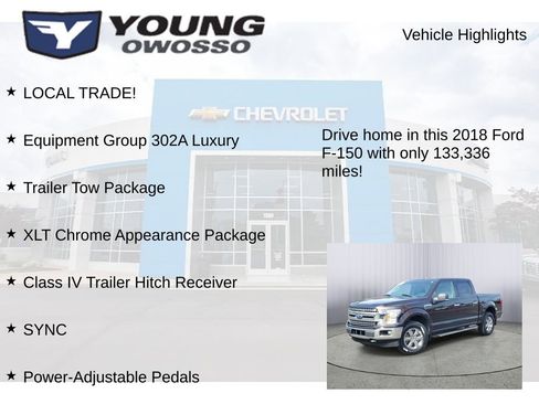 Used 2018 Ford F150 XLT w/ Equipment Group 302A Luxury image 8