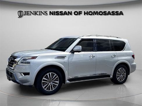 Certified 2021 Nissan Armada SL w/ Captain's Chairs Package image 1