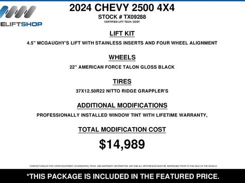 Used 2024 Chevrolet Silverado 2500 High Country w/ High Country Premium Package AWD/4WD image 2