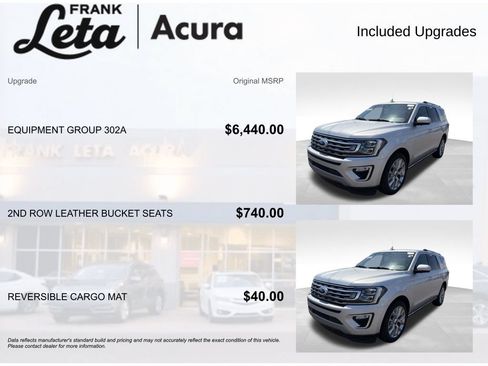 Used 2019 Ford Expedition Limited w/ Equipment Group 302A RWD image 8