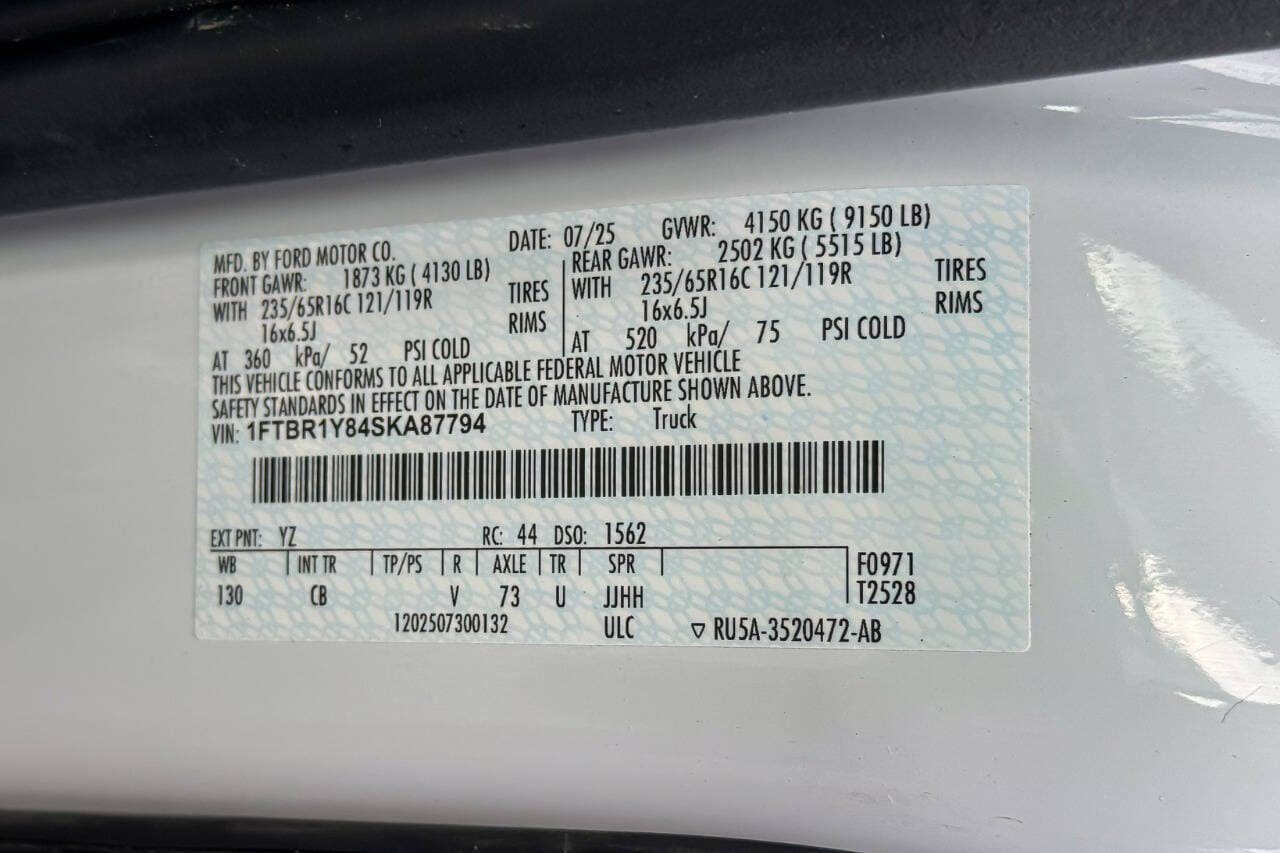 Used 2025 Ford Transit 250 Low Roof w/ Exterior Upgrade Package RWD image 17
