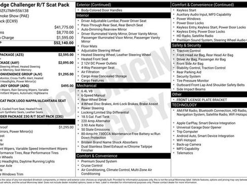 Used 2021 Dodge Challenger R/T Scat Pack w/ Shaker Package RWD image 29